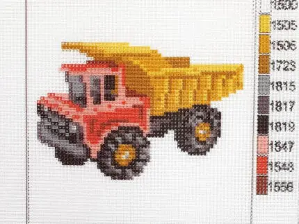 Kanwa z nadrukiem 15x15 - WYWROTKA (1020)