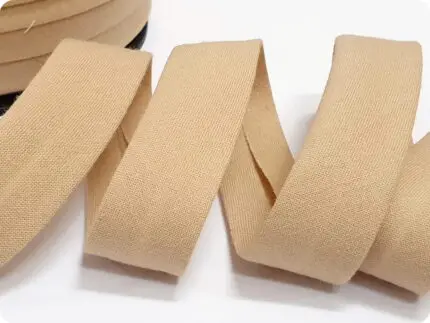 Lamówka bawełniana CIEPŁY BEŻ 18mm (151)