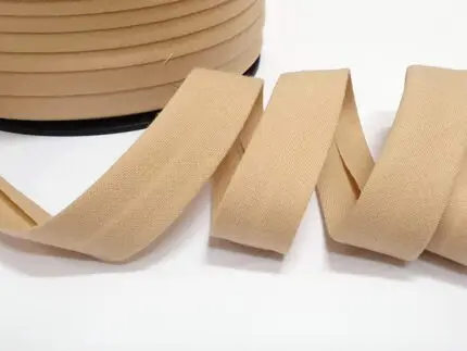 Lamówka bawełniana CIEPŁY BEŻ 18mm (151)