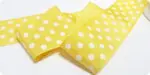 WSTĄŻKA tasiemka RYPSOWA w KROPKI GROSZKI 40mm