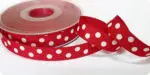 WSTĄŻKA tasiemka RYPSOWA w KROPKI GROSZKI 16mm