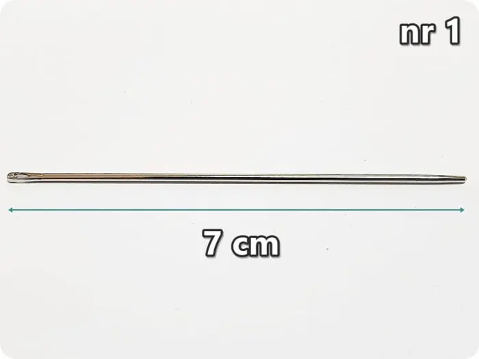 ZESTAW IGIEŁ DO FRYWOLITEK - 3 SZTUKI