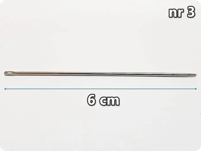 ZESTAW IGIEŁ DO FRYWOLITEK - 3 SZTUKI