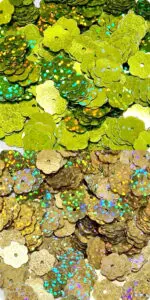 CEKINY KWIATKI 10 mm