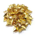 ĆWIEKI TRÓJKĄTY ZŁOTE 15 mm - 50 sztuk