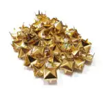 ĆWIEKI PIRAMIDKI ZŁOTE 7mm - 100 sztuk