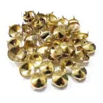 ĆWIEKI OKRĄGŁE STOŻKI ZŁOTE 14mm - 50 sztuk