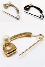 AGRAFKA OZDOBNA Z PEREŁKĄ