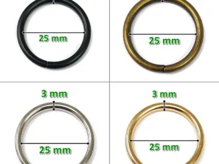 Kółka metalowe 25mm
