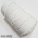 Sznurek pleciony BAWEŁNIANY 5mm na metry