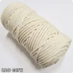 Sznurek pleciony BAWEŁNIANY 5mm na metry