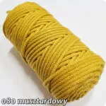 Sznurek pleciony BAWEŁNIANY 5mm na metry