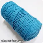 Sznurek pleciony BAWEŁNIANY 5mm na metry