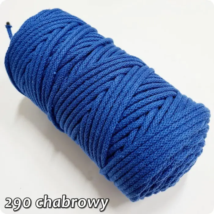 Sznurek pleciony BAWEŁNIANY 5mm na metry