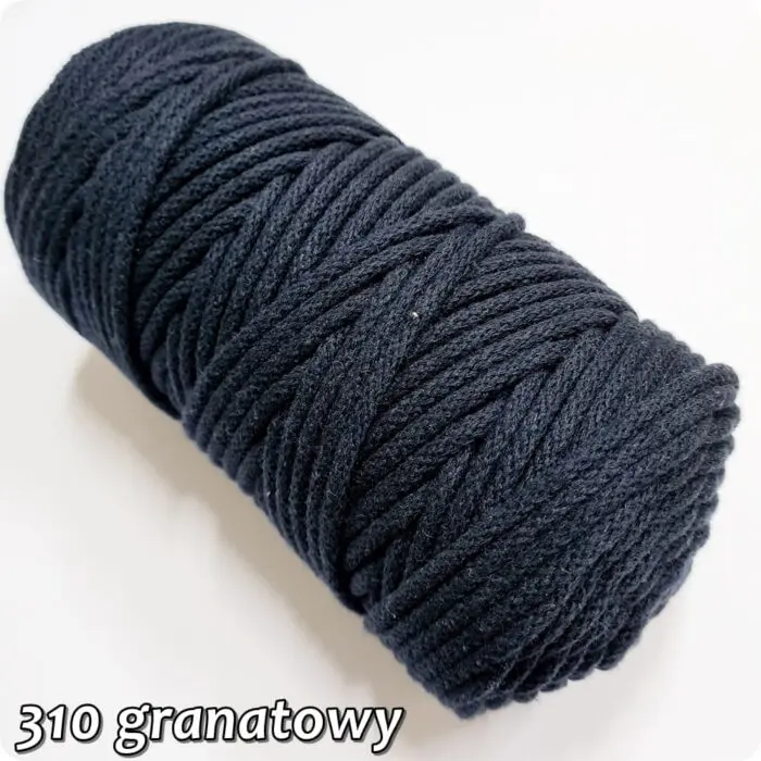 Sznurek pleciony BAWEŁNIANY 5mm na metry