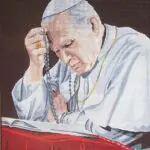 Kanwa z nadrukiem JAN PAWEŁ II (10341)