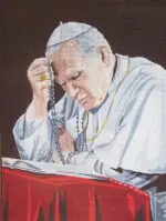Kanwa z nadrukiem JAN PAWEŁ II (10341)