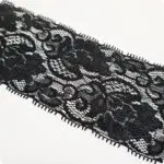 KORONKA ELASTYCZNA szer. 70mm CZARNA