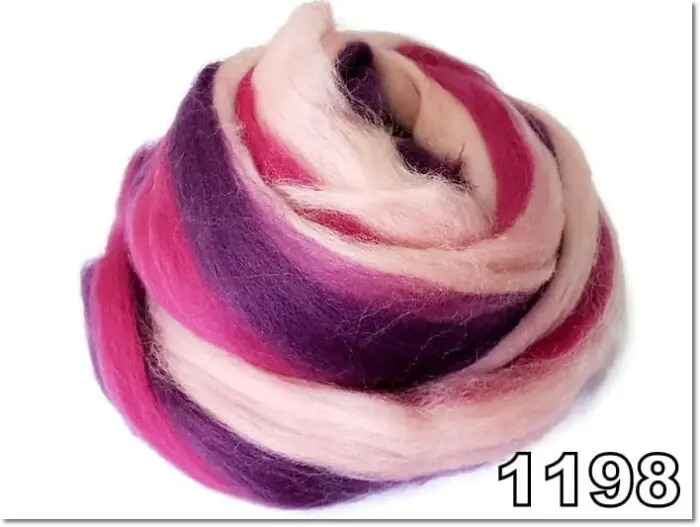 WEŁNA CZESANKOWA MULTICOLOR