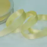 WSTĄŻKA SATYNOWA 12 mm DWUSTRONNA - ŻÓŁTA