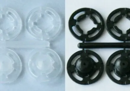 ZATRZASKI PLASTIKOWE 15 mm - 3 SZTUKI