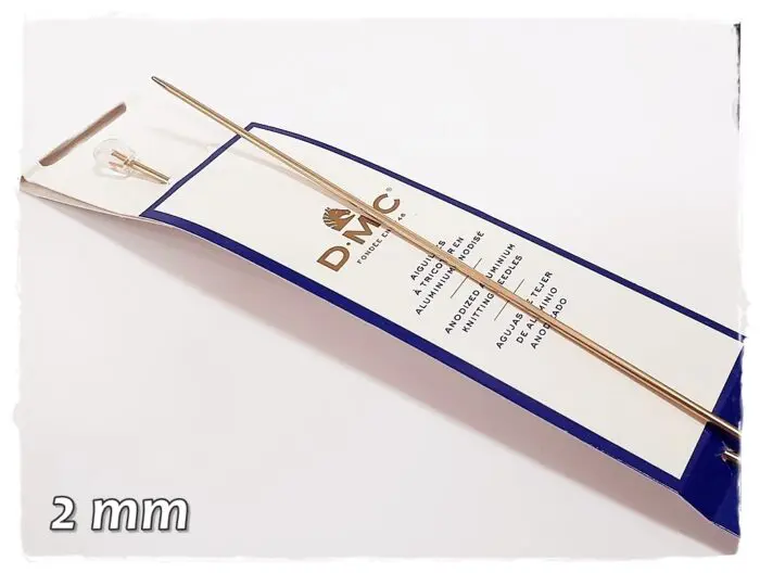 Druty proste DMC w kolorze RÓŻOWEGO ZŁOTA - od 2 do 15mm - obrazek 3