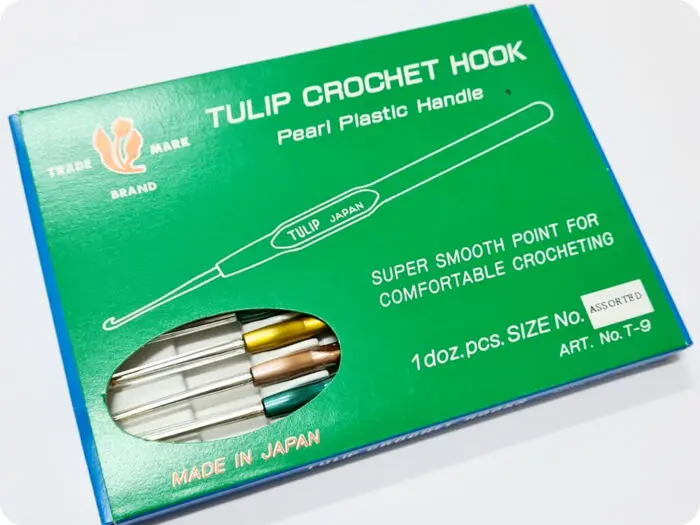 ZESTAW SZYDEŁEK TULIP z rączką od 0,5 do 2,10mm