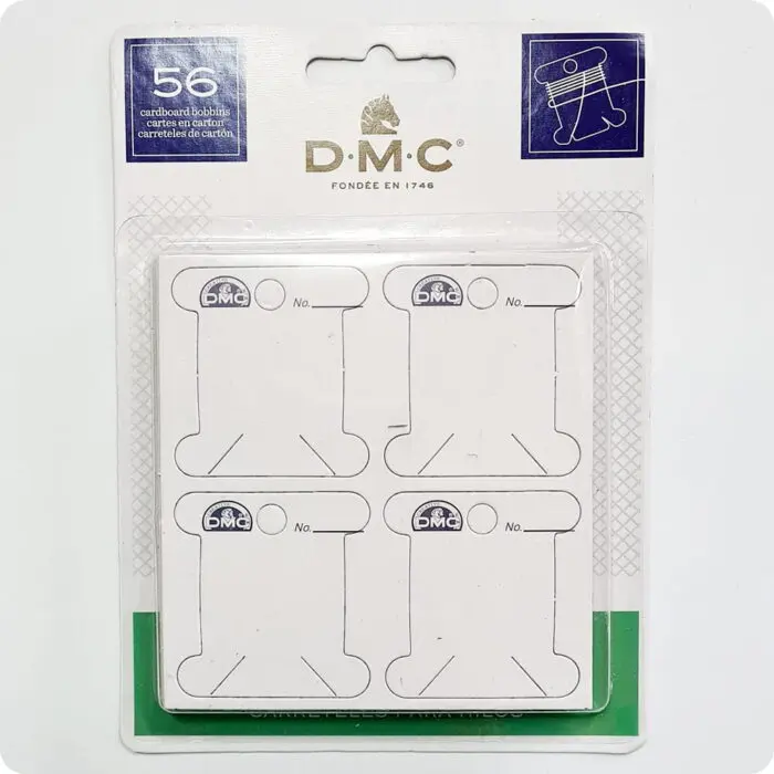 Tekturowe SORTERY BOBINKI DMC -  56 sztuk