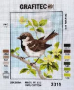 Kanwa z nadrukiem PTASZEK (3315)