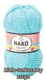 Włóczka Nako SUPER BEBE 50g/180m - akryl