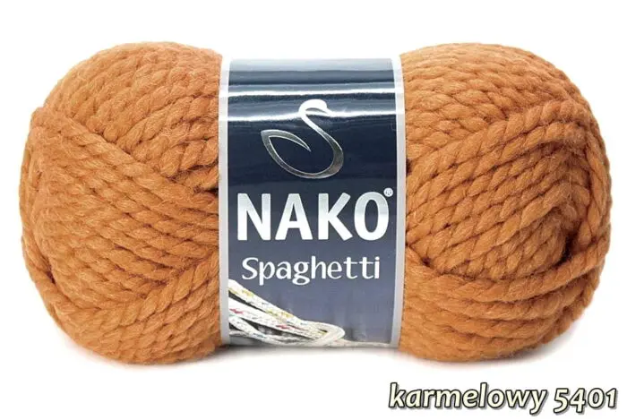 Włóczka Nako SPAGHETTI 100g/60m - akryl + wełna