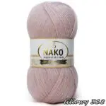 Włóczka NAKO ANGORA LUKS SIMLI 100g/500m - akryl + moher + wełna + nitka metalizowana