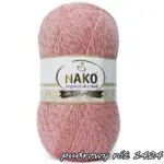 Włóczka NAKO ANGORA LUKS SIMLI 100g/500m - akryl + moher + wełna + nitka metalizowana