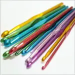 ZESTAW KOLOROWYCH SZYDEŁEK aluminiowych od 2 do 8 mm