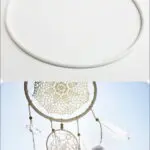 Obręcz metalowa BIAŁA od 6 do 70 cm