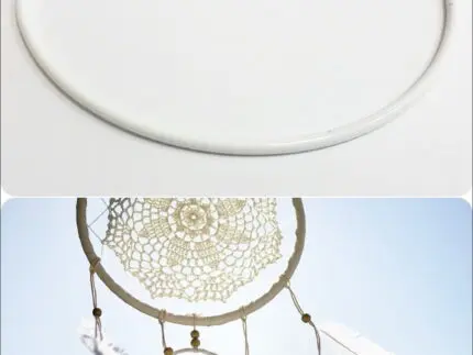 Obręcz metalowa BIAŁA od 6 do 70 cm