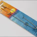 AGRAFKA DO NABIERANIA OCZEK 13,8 cm METALOWA PONY