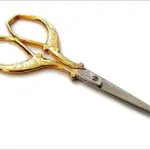 NOŻYCZKI DO HAFTU RICHELIEU ZŁOCONE 8 cm (71160312d)