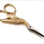 NOŻYCZKI DO HAFTU RICHELIEU ZŁOCONE 8 cm (71250312d)
