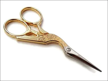 NOŻYCZKI DO HAFTU RICHELIEU ZŁOCONE 8 cm (71250312d)
