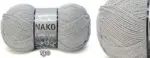 Włóczka Nako LAME FINE 100g/440m - akryl + nitka metalizowana