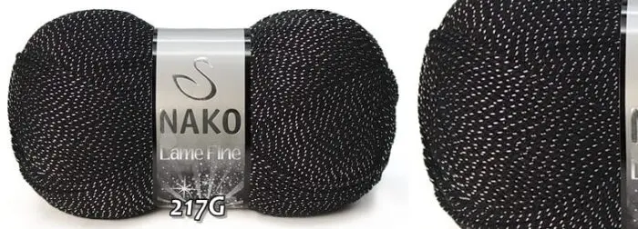 Włóczka Nako LAME FINE 100g/440m - akryl + nitka metalizowana