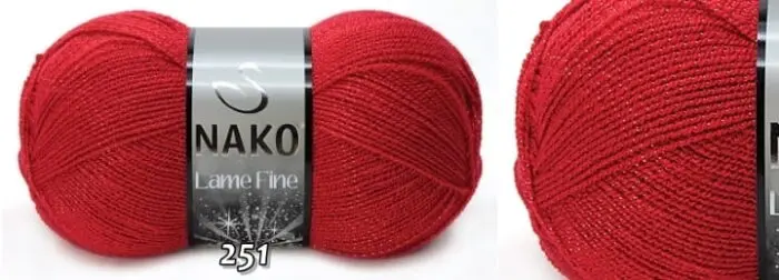 Włóczka Nako LAME FINE 100g/440m - akryl + nitka metalizowana