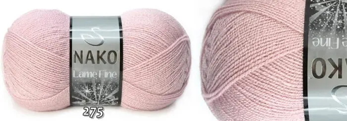 Włóczka Nako LAME FINE 100g/440m - akryl + nitka metalizowana