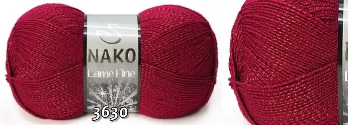 Włóczka Nako LAME FINE 100g/440m - akryl + nitka metalizowana