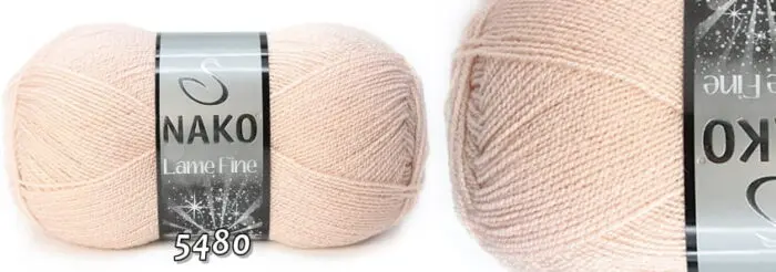 Włóczka Nako LAME FINE 100g/440m - akryl + nitka metalizowana