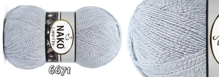 Włóczka Nako LAME FINE 100g/440m - akryl + nitka metalizowana