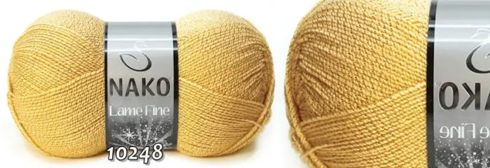 Włóczka Nako LAME FINE 100g/440m - akryl + nitka metalizowana