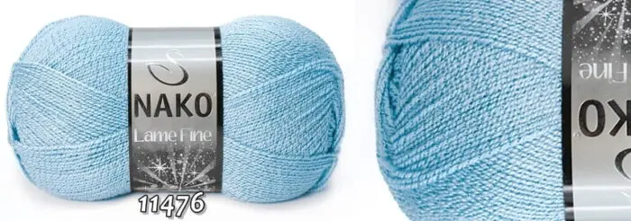 Włóczka Nako LAME FINE 100g/440m - akryl + nitka metalizowana