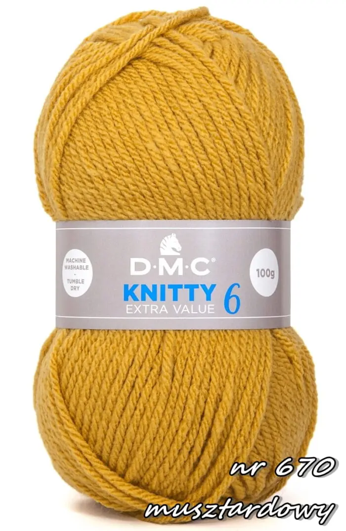 Włóczka DMC KNITTY 6 100g/137m - 100% akryl